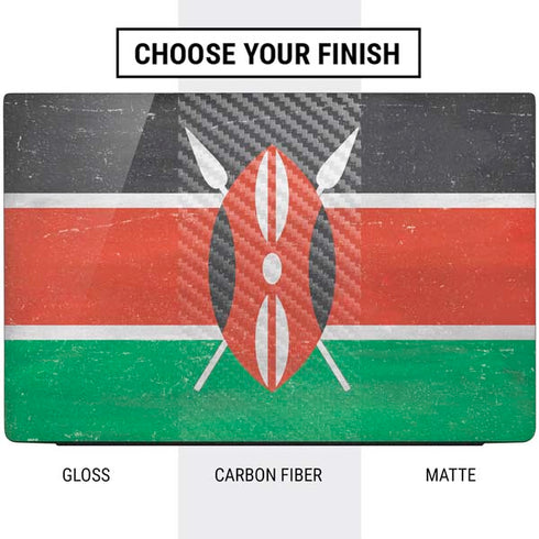 Kenya Flag Distressed Dell Vostro Skin